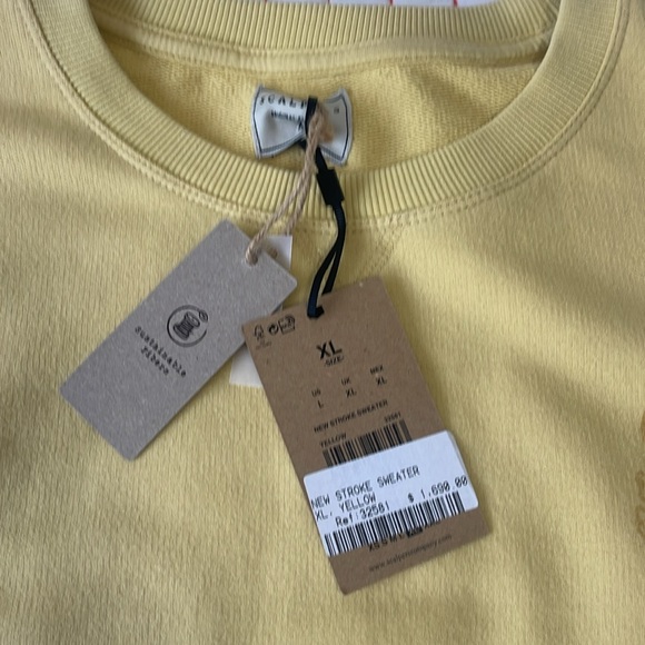 SCALPERS Sweatshirt made of 100% BCI cotton. RegularSZ  XL - Picture 5 of 15